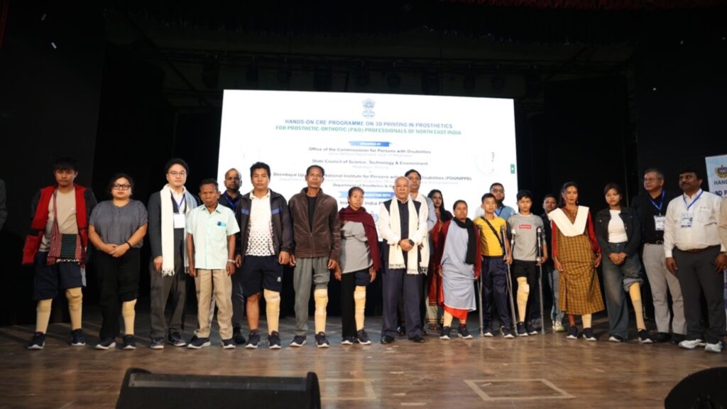 Meghalaya Inaugurates Two-Day 3D Prosthetic Training Programme; 12 Beneficiaries Receive Artificial Limbs.