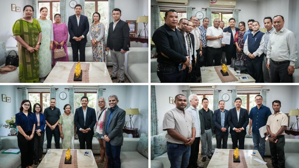CM Conrad Sangma Meets Various Organisations, Community Groups in Shillong