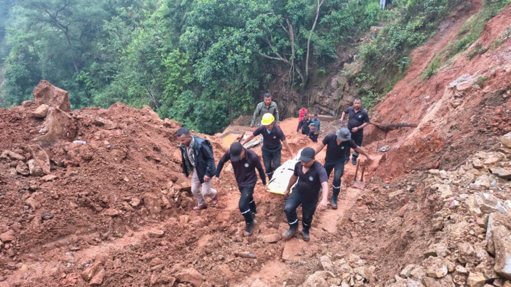 Labourer killed in soil collapse at Mawdiangdiang construction site; SDRF conducts rescue operation