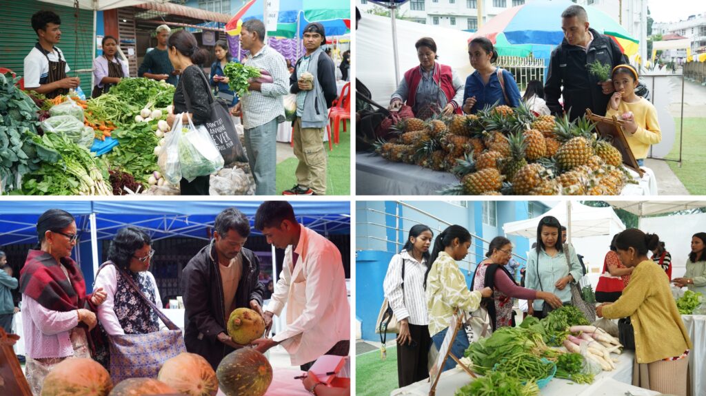 Sixth edition of monthly market brings summer harvest to Shillong