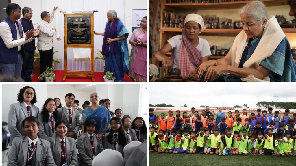Nirmala Sitharaman Concludes Two-Day Meghalaya Visit, Highlights State’s Development Success Story