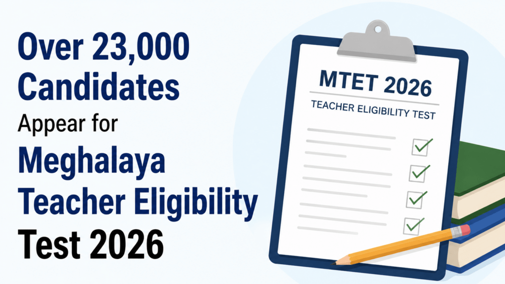 Over 23,000 Candidates Appear for Meghalaya Teacher Eligibility Test 2026