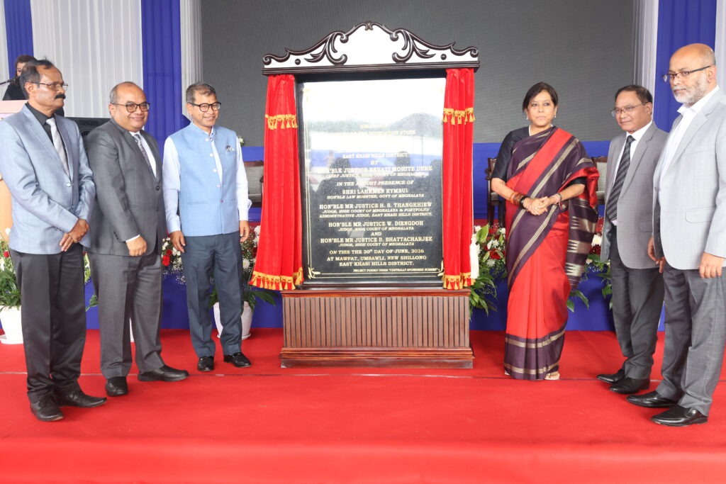 Chief Justice Lays Foundation Stone for East Khasi Hills District Court Complex