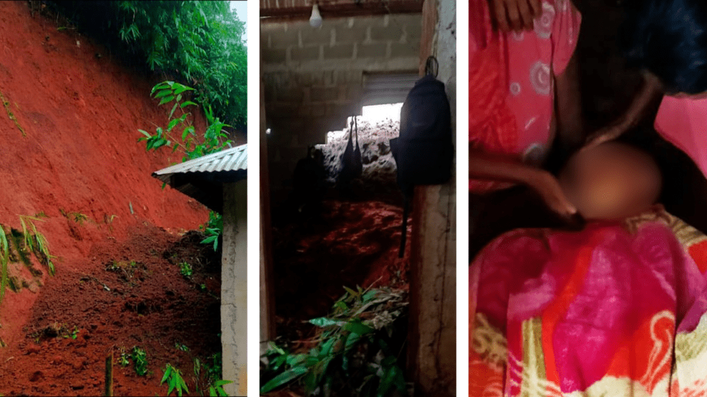 7 year old boy killed, four family members injured in landslide triggered by heavy rain in Ri-Bhoi