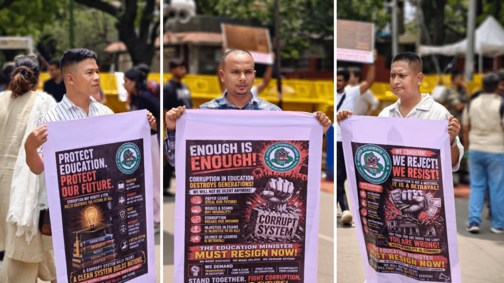 JSM demands justice for NEET aspirants, permanent exam centre in Jaintia Hills