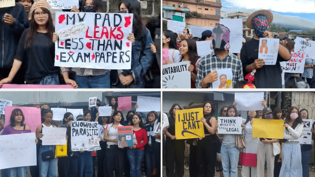 Shillong Residents Rally in Solidarity with NEET-UG Protesters in Delhi