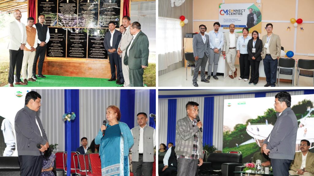 CM Connect Centre at Sohïong inaugurated; foundation stone laid for several development projects