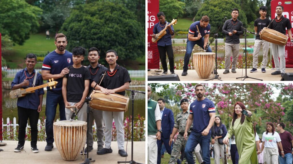 John Abraham Visits Ward’s Lake, Praises Meghalaya’s Tourism and Musical Heritage
