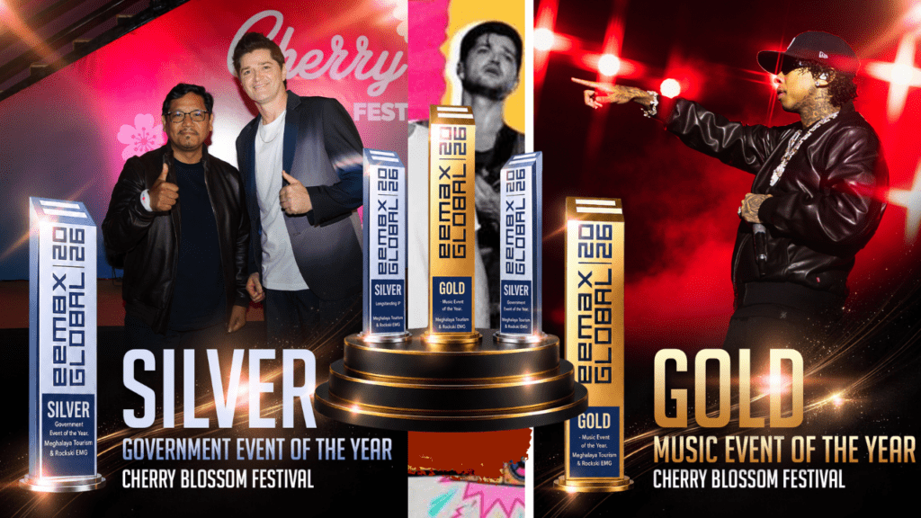 Shillong Cherry Blossom Festival Wins 1 Gold, 2 Silver at EMAX Global Awards