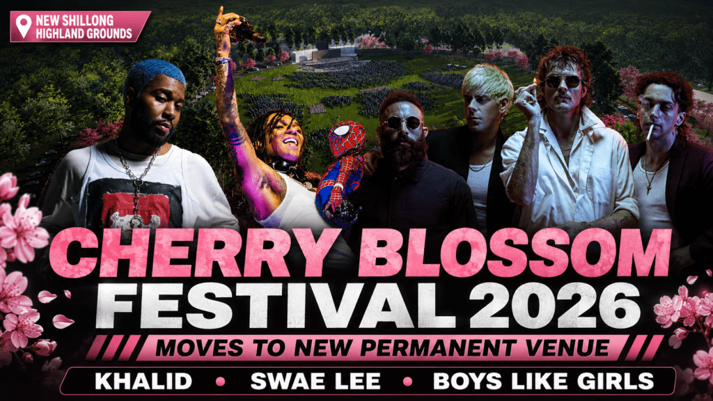 Shillong Cherry Blossom Festival 2026 Moves to New Permanent Venue; Khalid, Swae Lee, Boys Like Girls Named Headliners