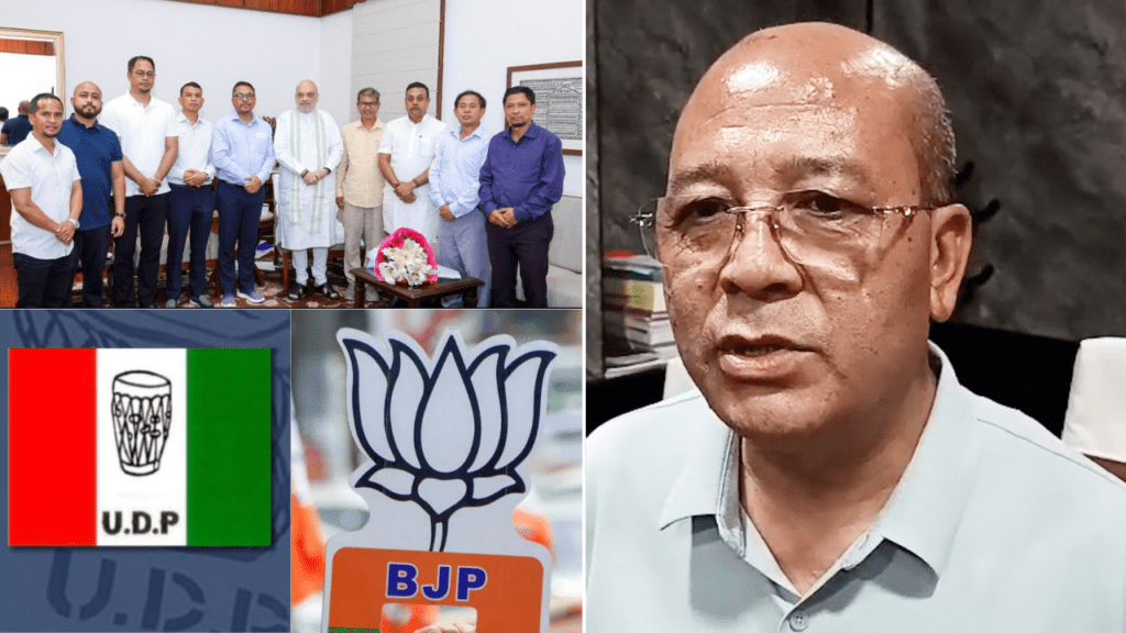 UDP INTACT, NO MLAs JOINING BJP: METBAH DISMISSES MERGER SPECULATION