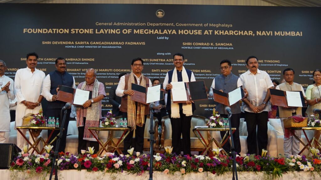 Meghalaya expands presence in Mumbai, foundation stone laid for new Meghalaya House at Kharghar