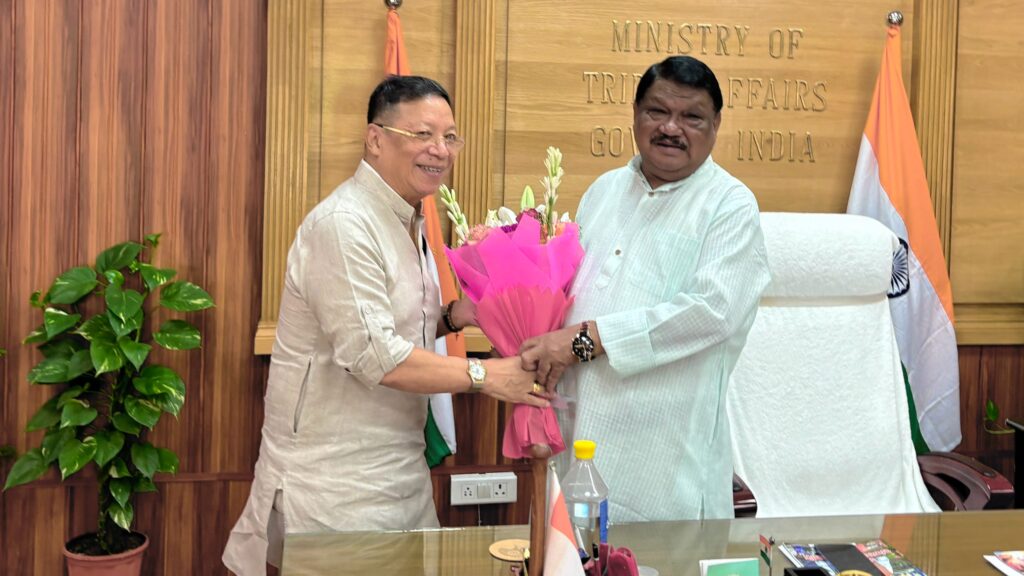 Speaker Thomas Sangma Submits DPR for Assembly Phase-II, Seeks Early Release of Tribal Scholarships