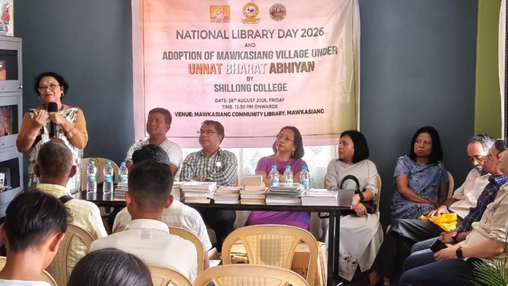 Shillong College adopts Mawkasiang village, signs MoU and donates books to Community Library