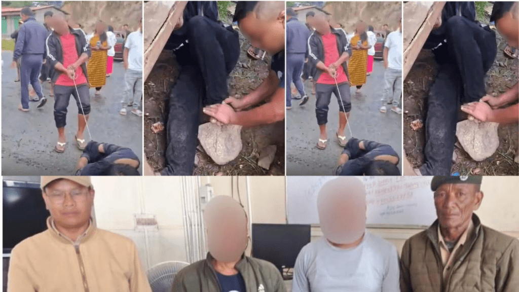 Two Arrested for Leading Mob Attack on Three Suspected Thieves at Mylliem