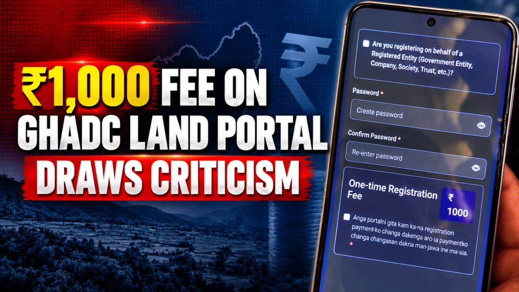 ₹1,000 Registration Fee on GHADC Land Portal Draws Criticism