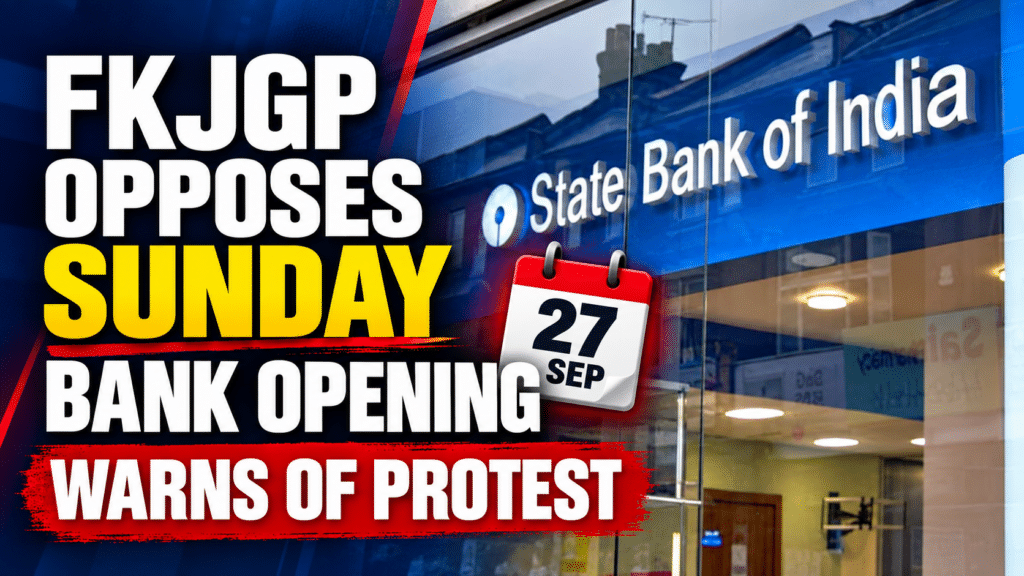 FKJGP Opposes Sunday Opening of Banks in Meghalaya, Warns of Protest