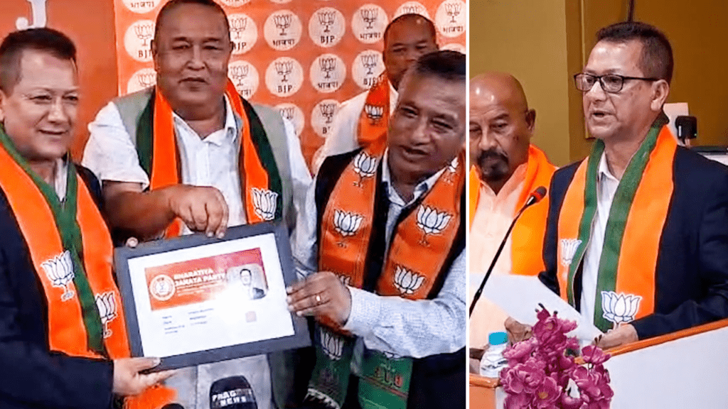 Jemino Mawthoh Joins BJP; Hek Eyes BJP-Led Meghalaya Govt in 2028