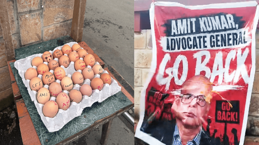 Lawyers intensify agitation, Law Minister says Amit Kumar’s removal must be decided by Cabinet