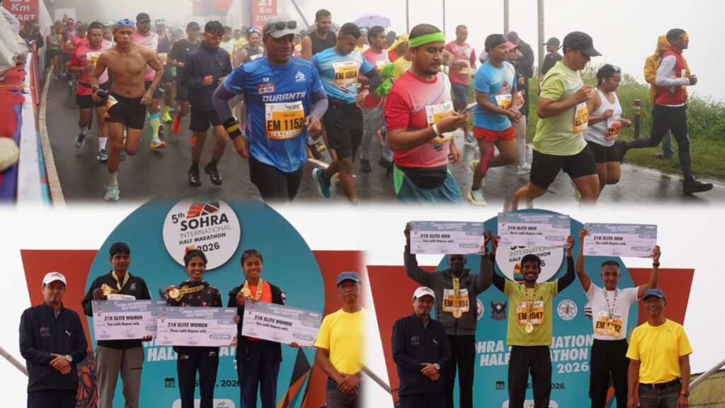 Record 11,672 Runners Take Part in 5th Sohra International Half Marathon; Verma, Lambkane Win Elite 21K