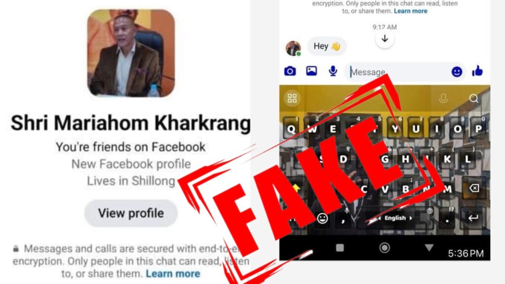 Fake Facebook Account Impersonating BJP Spokesperson Mariahom Kharkrang, FIR Lodged