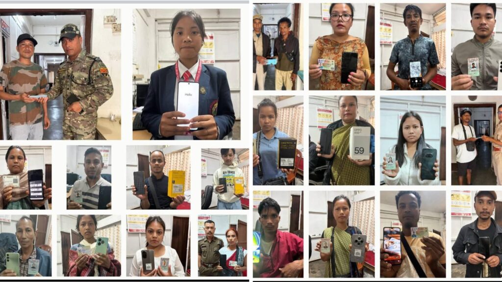 Jowai Police Recover 47 Lost and Stolen Mobile Phones, Return Them to Owners
