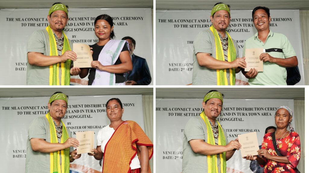 CM Distributes 21 Land Pattas to Ronggi Songgital Residents in Tura