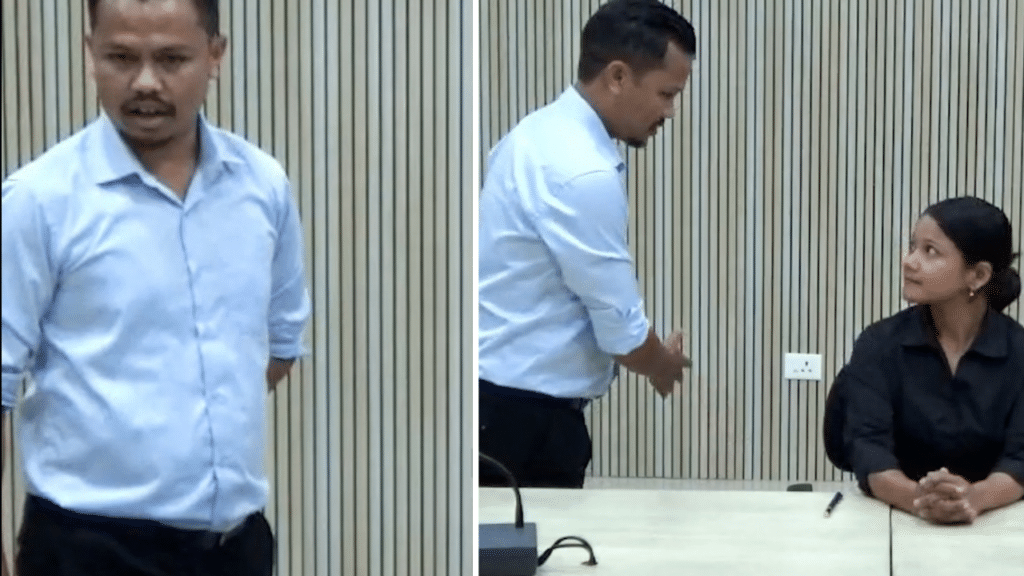 Staff Nurse Interview Halted After Nongstoiñ MDC Enters Interview Room; Candidates Left Confused
