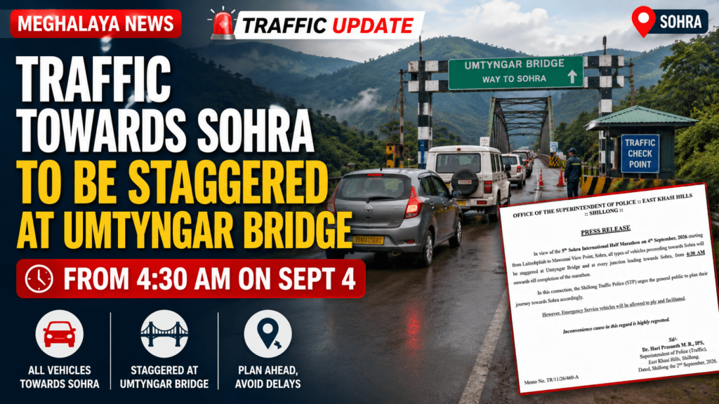 Traffic Restrictions Announced for Sohra Half Marathon on September 4
