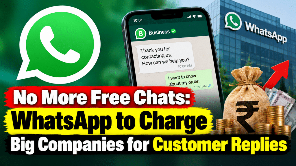 WhatsApp to Start Charging Businesses for Customer Service Replies from October 1
