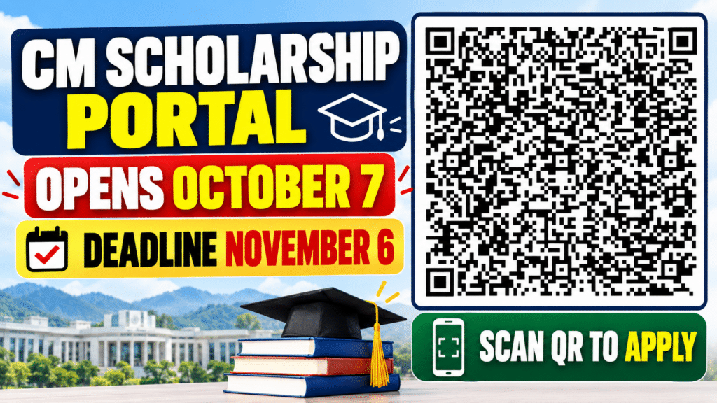 Meghalaya Invites Applications for Chief Minister Scholarship Scheme 2026-27