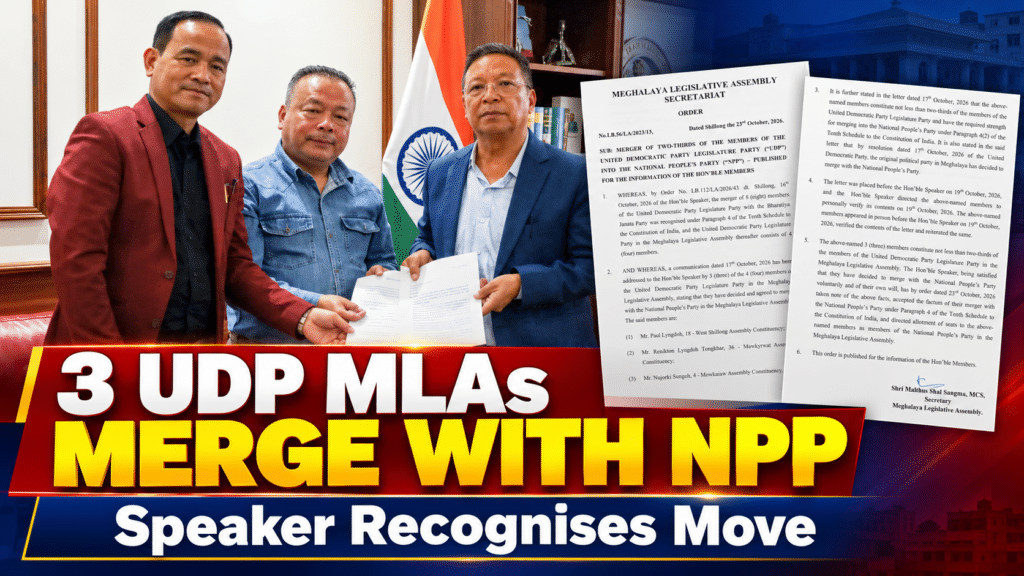 Speaker Recognises Merger of Three UDP MLAs with NPP, UDP Left with Just One Legislator