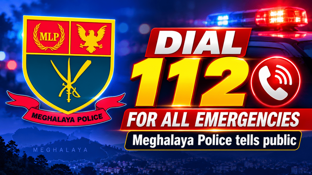 Dial 112 for all emergencies, Meghalaya Police tells public