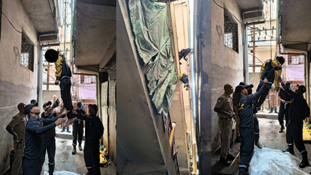 18-Year-Old Found Hanging at Police Bazaar Building; SDRF Recovers Body