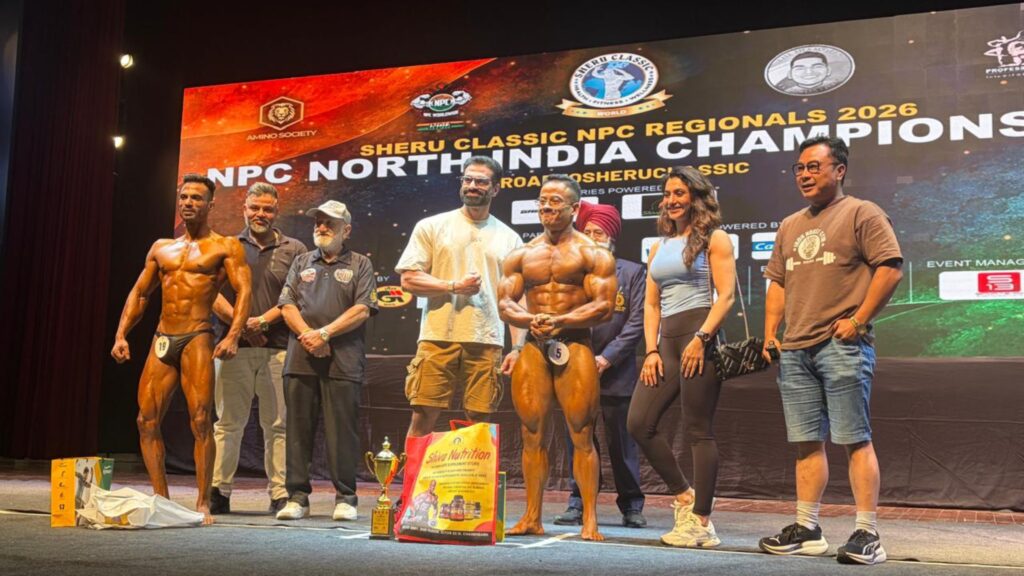 Bransley D. Nongkynrih Clinches Double Overall Titles at Sheru Classic NPC North India Championship