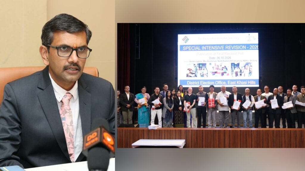 Meghalaya publishes final electoral rolls after SIR; voter count stands at 21.83 lakh