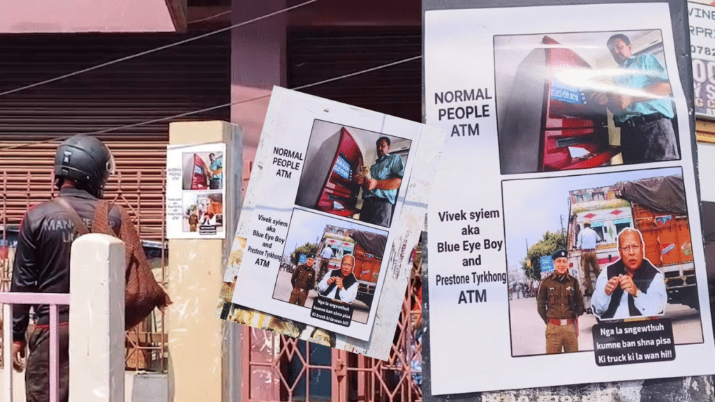 Derogatory Posters Targeting Dy CM Tynsong, SP Vivek Syiem Found in Shillong